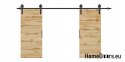 Drzwi przesuwne 130 naścienne ALFA LOFT 04 Dąb Wotan 65 + system przesuwny