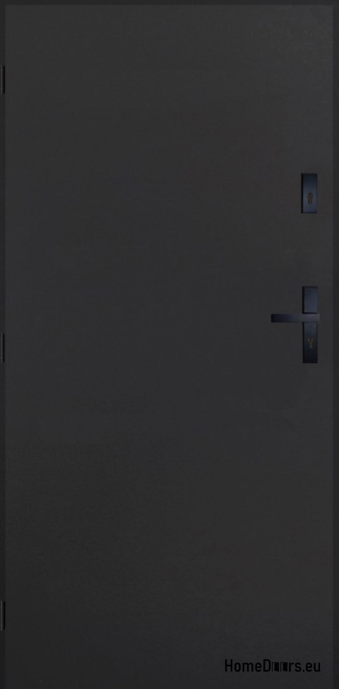 Drzwi Zewnętrzne PANTOR PRAGA RC2 Lewe 80 Antracyt Grube 72mm Ciepłe