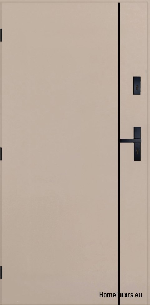 Drzwi Zewnętrzne PANTOR WILANÓW Lewe 90 Kaszmir Grube 72mm Ciepłe