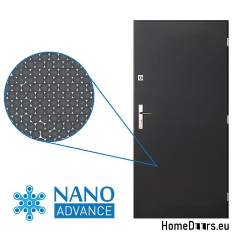 Drzwi Zewnętrzne PANTOR WILANÓW Prawe 80 Dąb Turner Grube 72mm Ciepłe