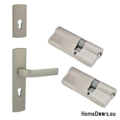 Drzwi Zewnętrzne PANTOR WILANÓW RC2 Prawe 90 Dąb Turner Grube 72mm Ciepłe