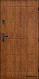 Drzwi Zewnętrzne PANTOR ALPINE-PASIVE 05 Prawe 90 Złoty Dąb Grube72mm