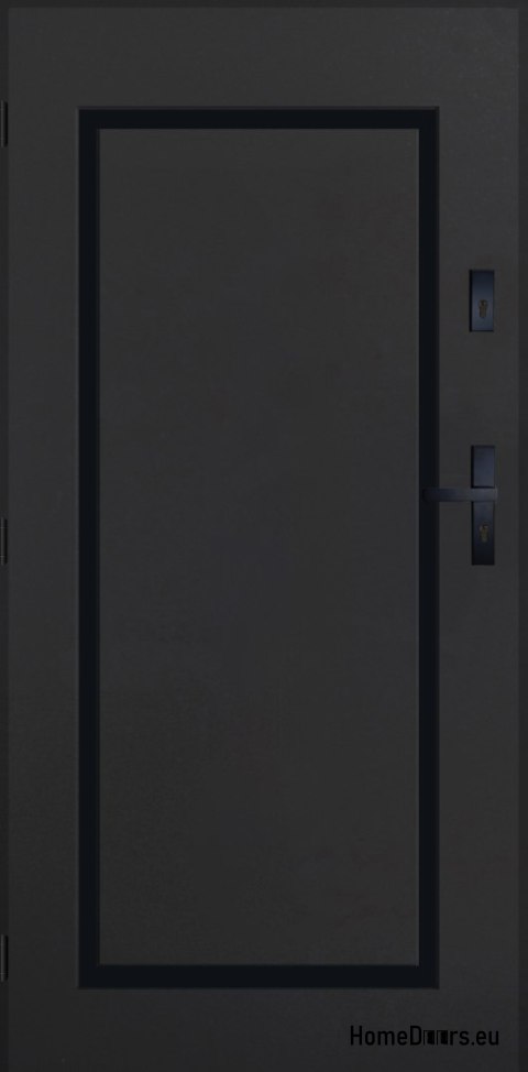 Drzwi Zewnętrzne PANTOR SYRIUS Lewe 100 Antracyt Grube 72mm Ciepłe