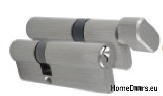 Wkładka patentowa z gałką nikiel system jednego klucza 26/45 + G45/26